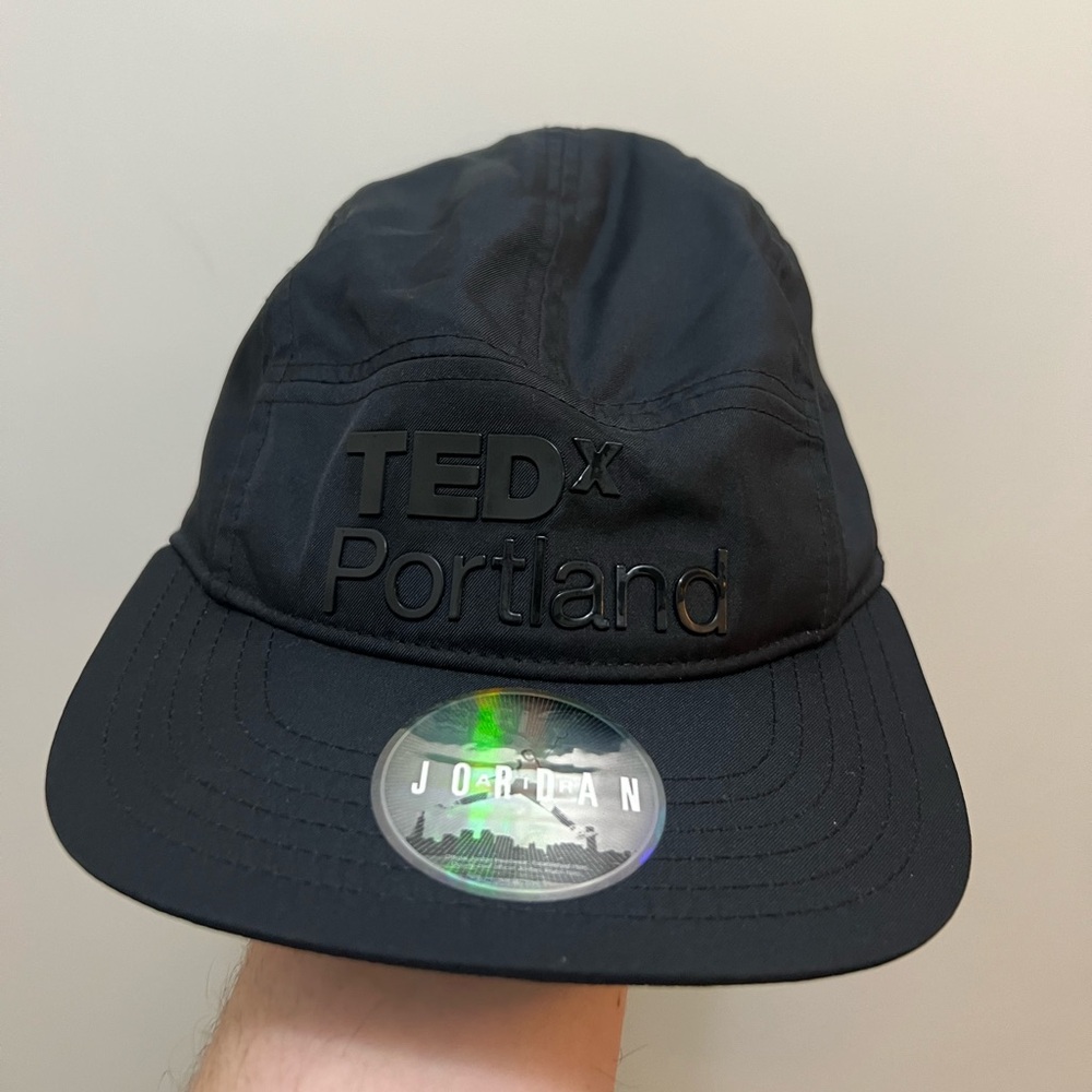 Air Jordan Tedx Portland Oregon 5 Panel Jumpman Hat Strapback Cap